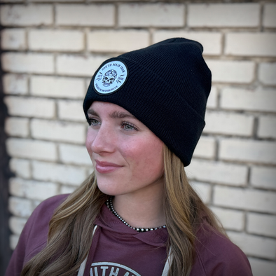BEANIE - SKULL PATCH