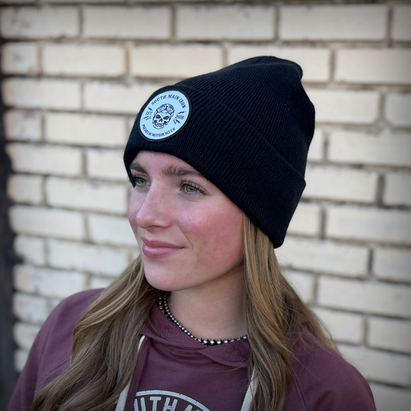 BEANIE - SKULL PATCH