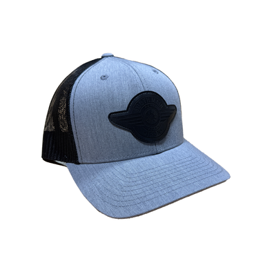 FAUX LEATHER PATCH HAT- B