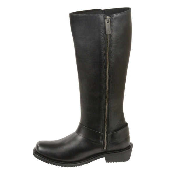 WOMENS LEATHER SQUARE TOE BOOT - South Main Iron