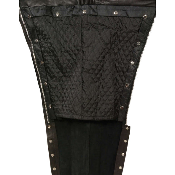 MENS THERMAL LINED LEATHER CHAPS - South Main Iron