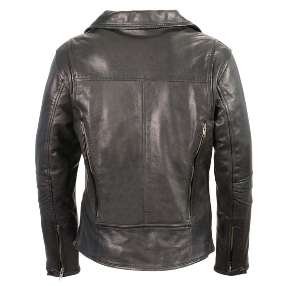 WOMENS BELTLESS LEATHER JACKET - South Main Iron